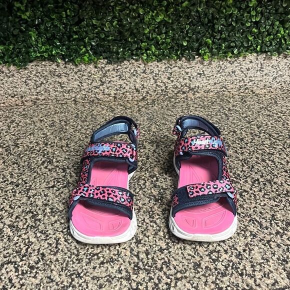 Big Girls SKECHERS HEART LIGHT UP SANDALS - Picture 1 of 8
